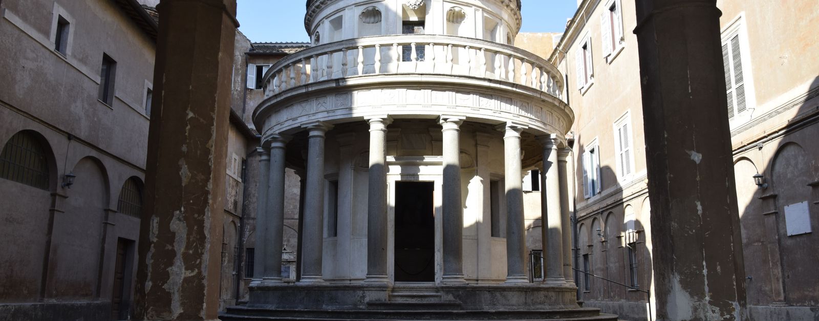 Historic Tempietto del Bramante, a Renaissance architectural marvel in Rome, Italy.