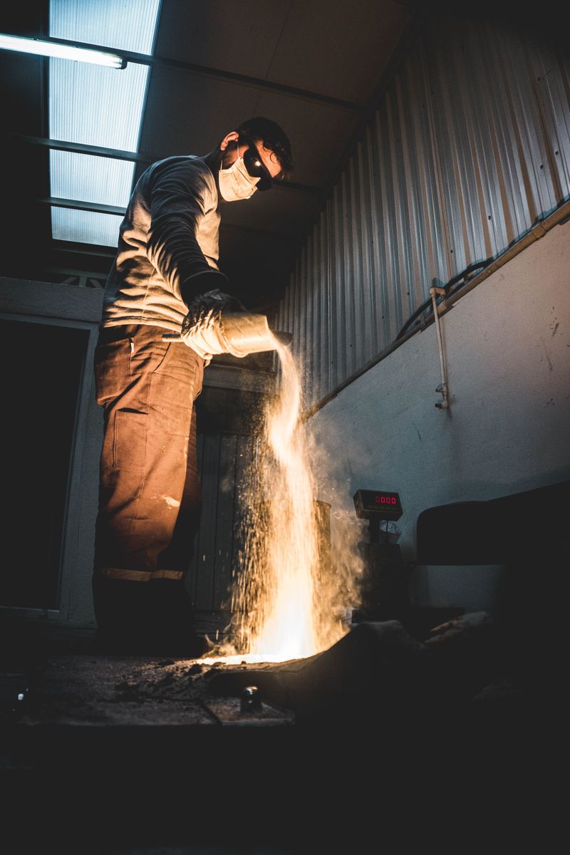 What to look for? — Industrial worker using protective equipment against heat and flame hazards