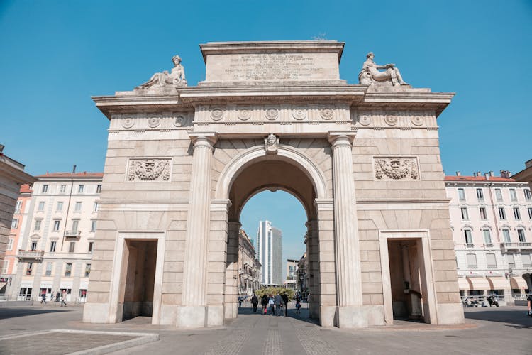 The Porta Garibaldi In Milan