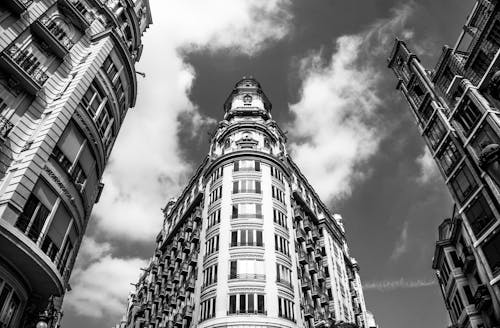 Bezpłatne Darmowe zdjęcie z galerii z budynek, czarno-biały, hiszpania Zdjęcie z galerii