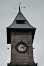 Clock Tower Under White Sky