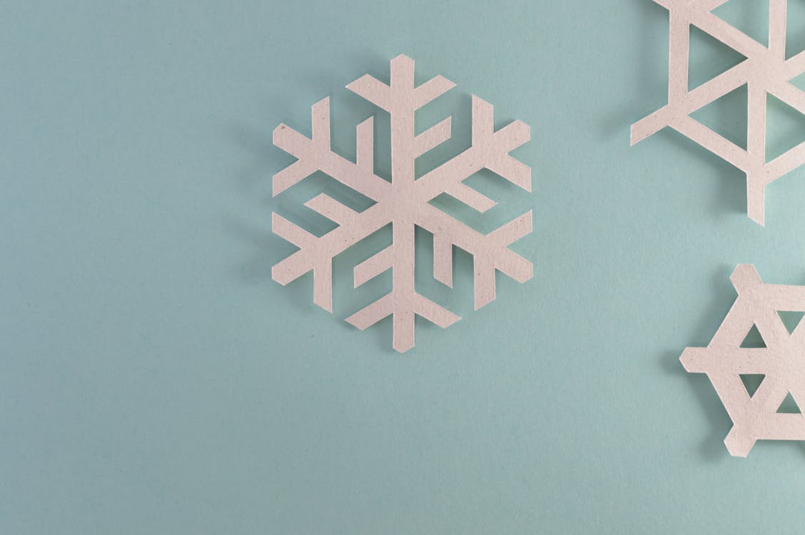 Free Gray Snow Flake Wall Decor Stock Photo