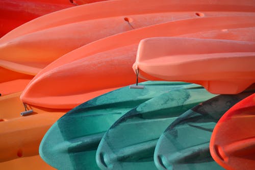 Red-and-teal Surfboard Lot