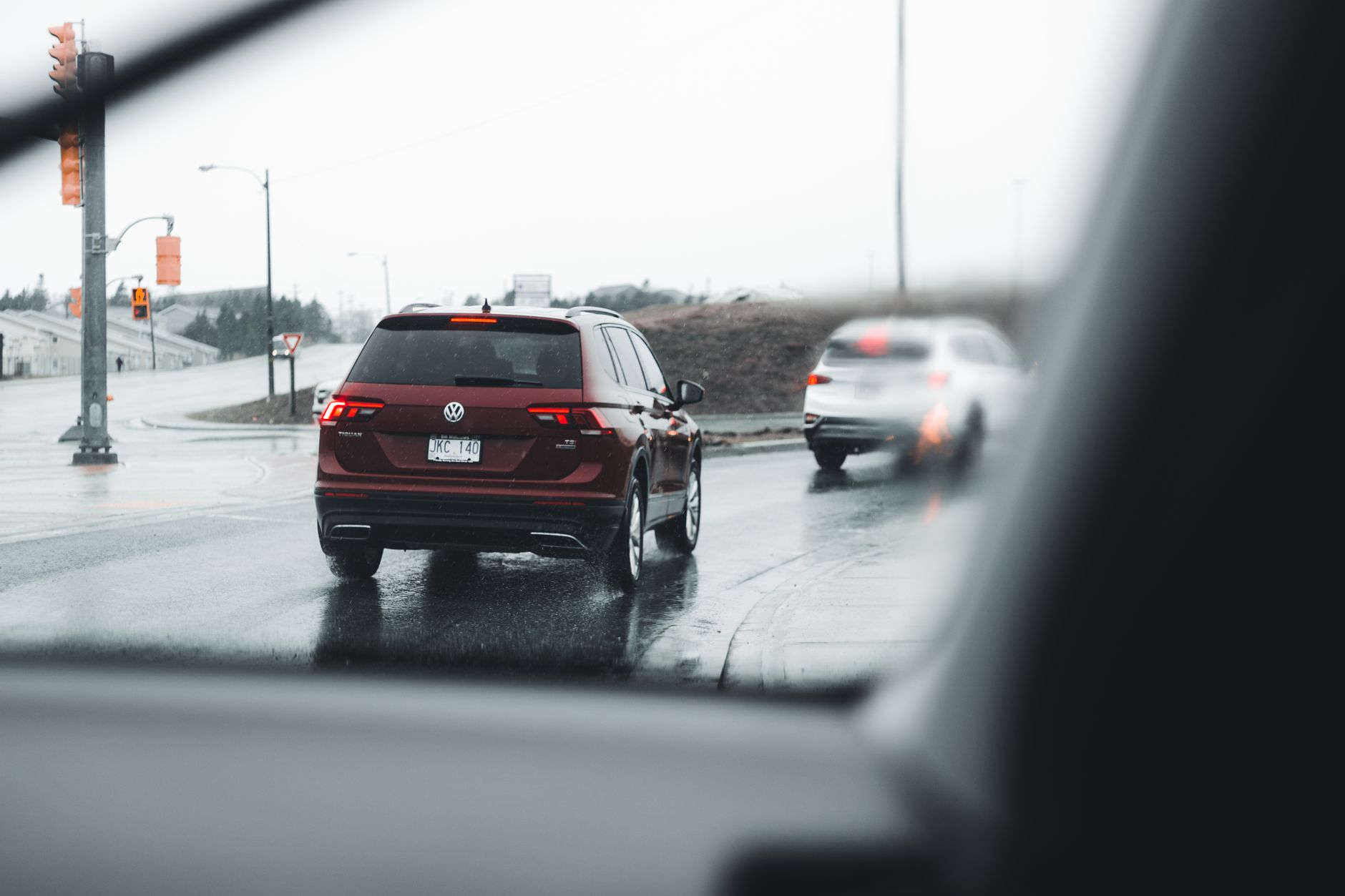 Das Auto vor der Tür