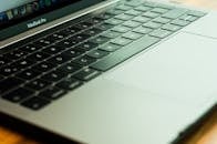 Close Up Shot of Laptop Keyboard