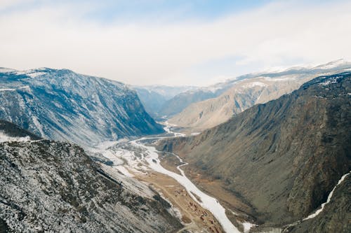 Foto d'estoc gratuïta de foto amb gran angular, foto des d'un dron, hivern