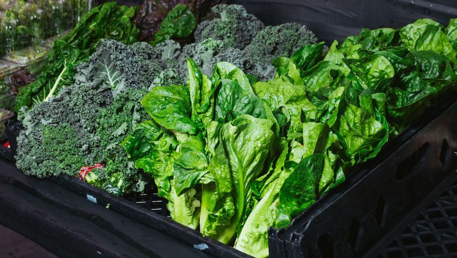 green leafy vegetable market