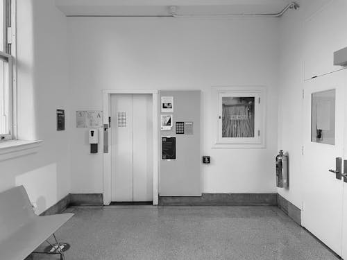 Free Doors in Building Stock Photo