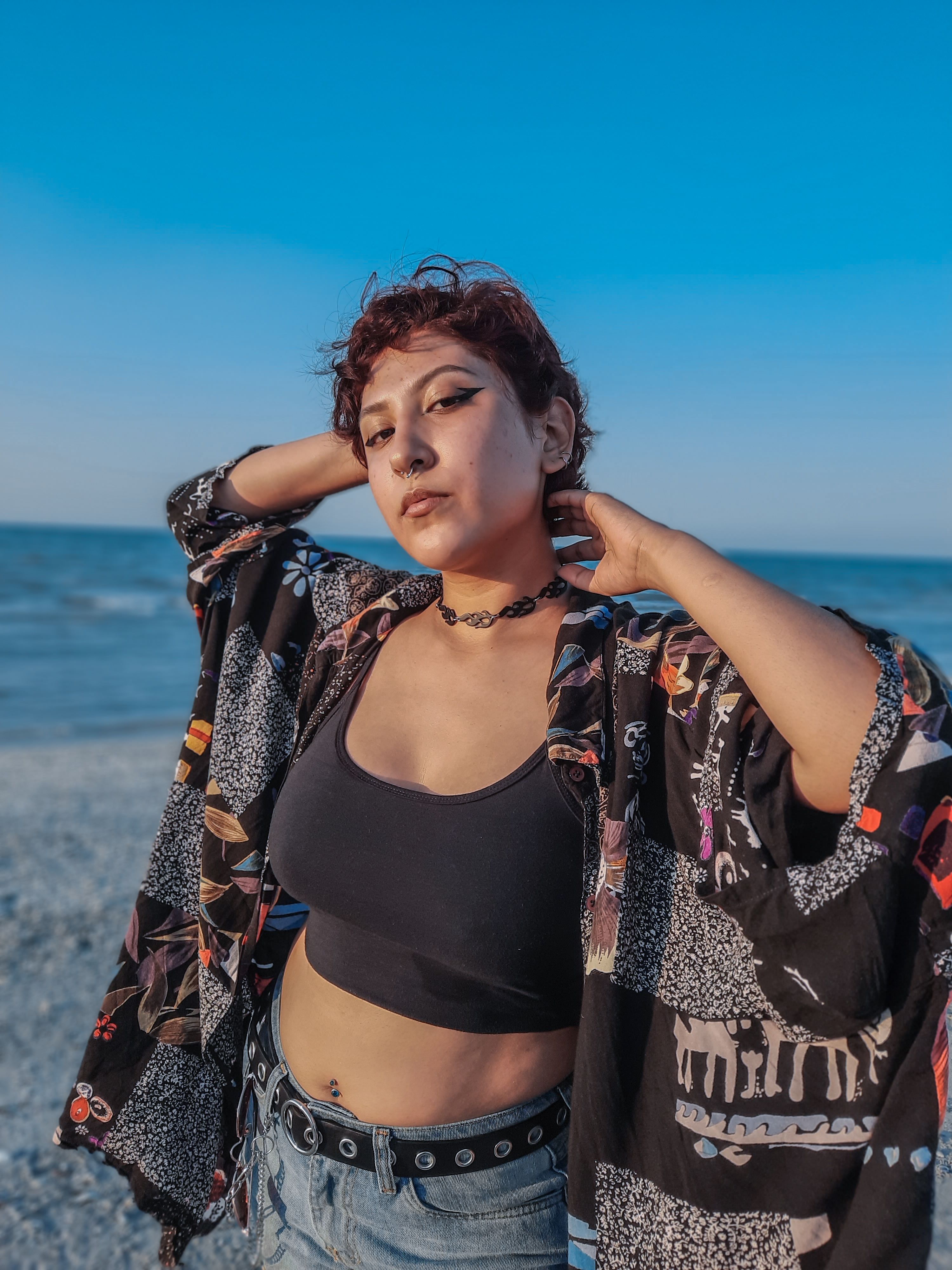 Kimono Floral Estampado