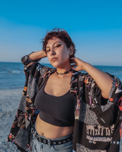 Kimono Floral Estampado