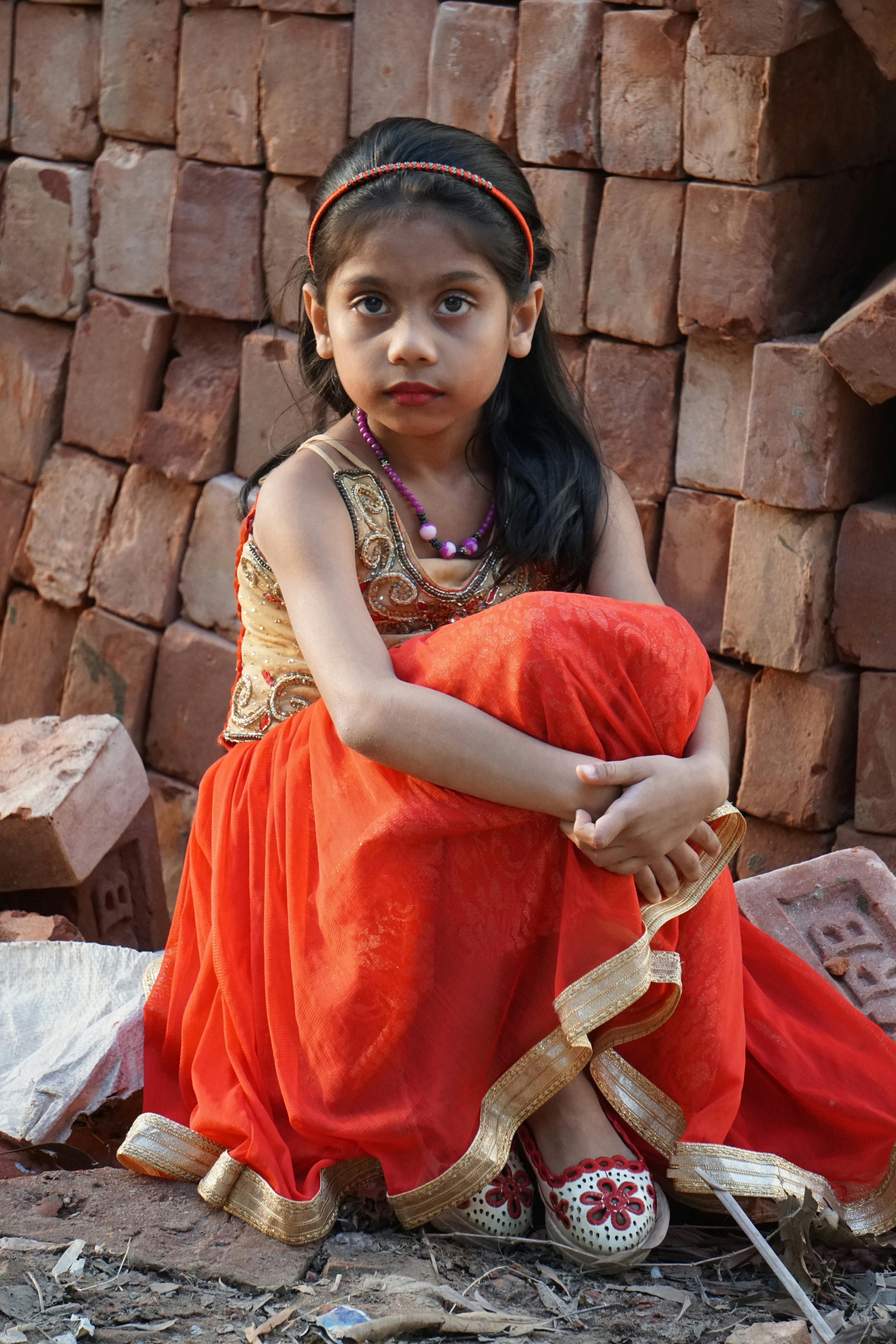 Girl wearing Lehenga Choli – SAN