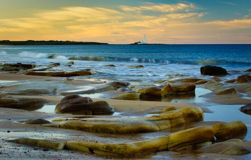 Rocky Beach at Sunset