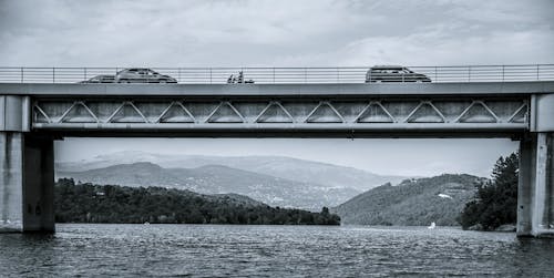 Free stock photo of bridge, lake