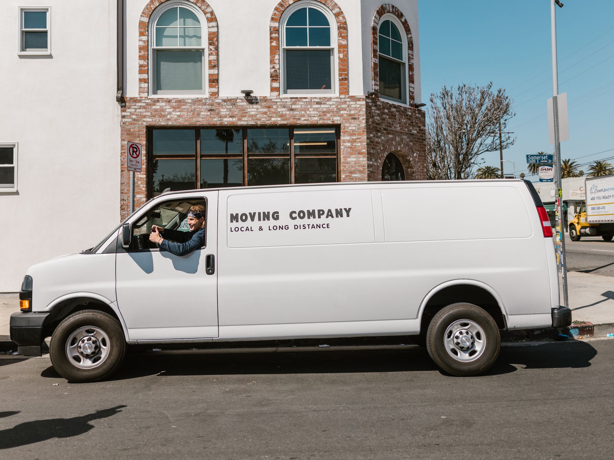 Movers carrying boxes