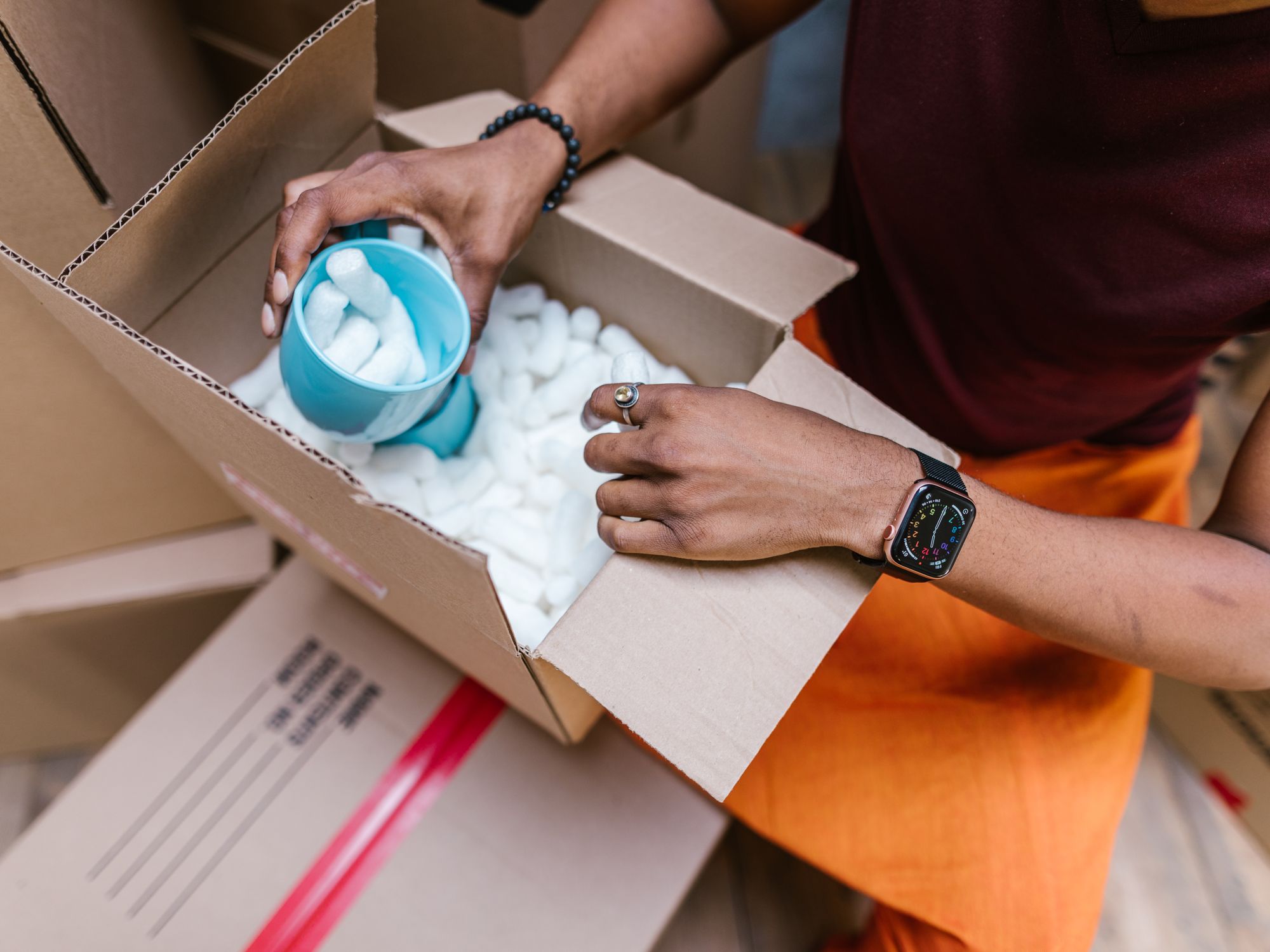 Packing & Materials in Douglas, Scotland — professional packers wrapping and boxing belongings