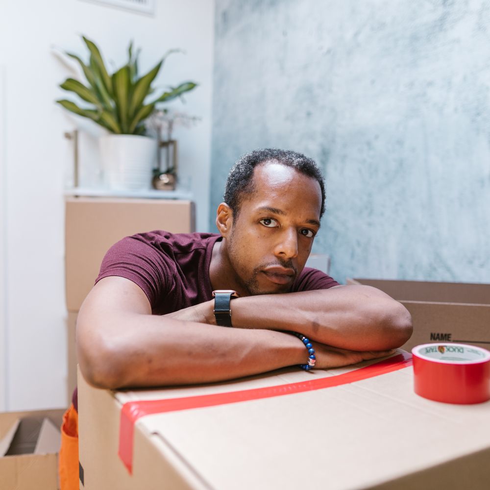 Blendon — movers carrying boxes for a flat move