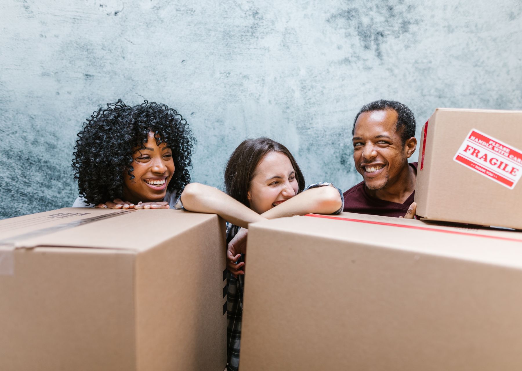 Same-day removals van loading — removals and storage in Wallacestone