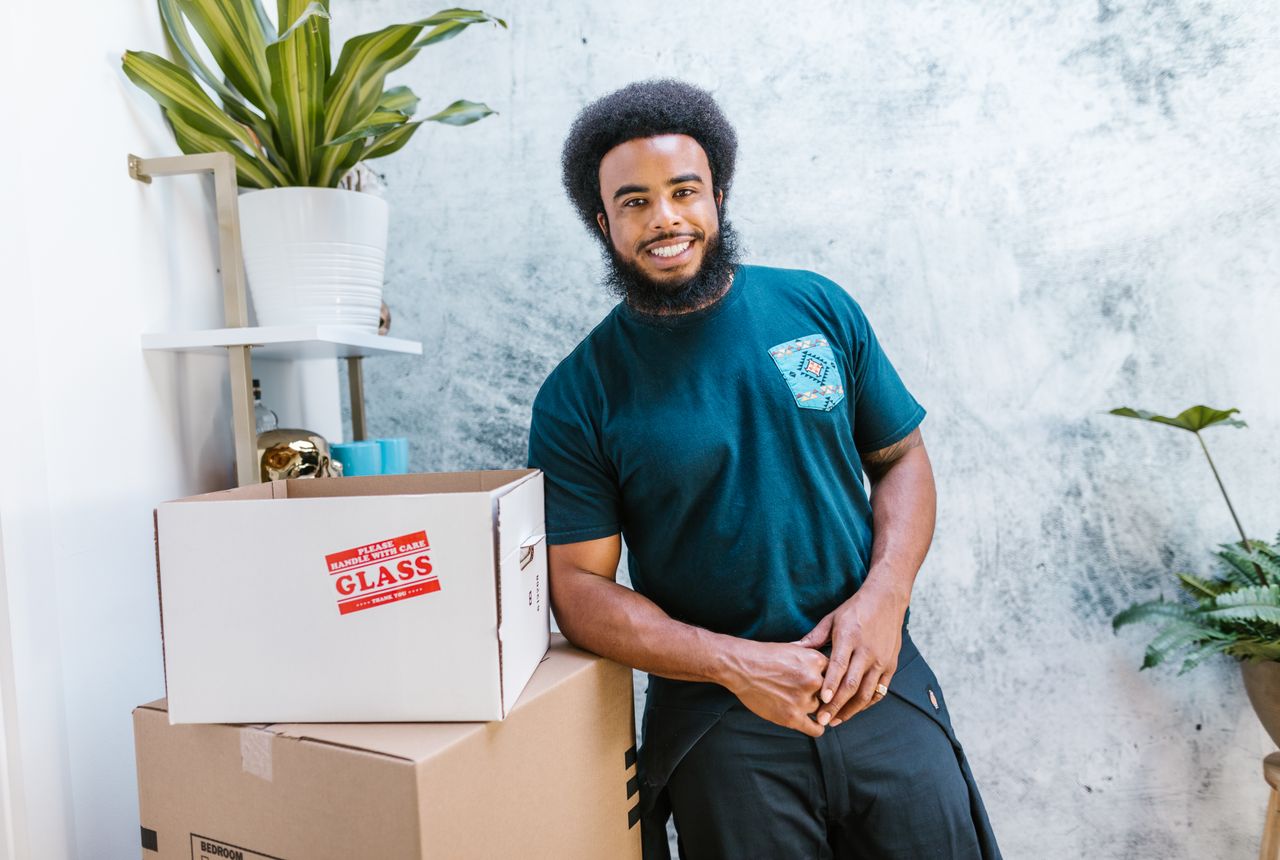 Packing services Northfields — removals work in progress