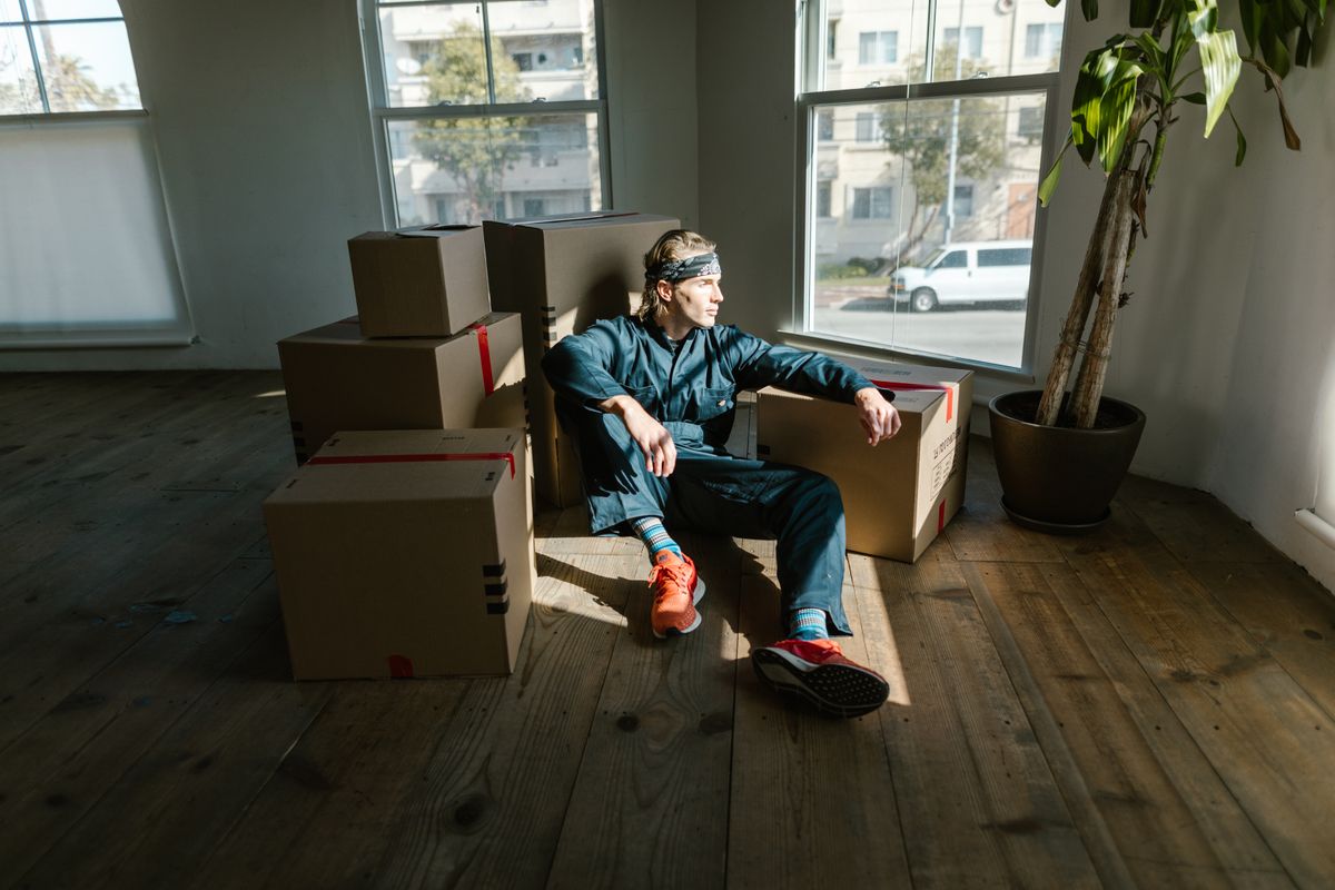 flat moves in Stanley — Loaded properly: blankets, straps and a plan in Stanley