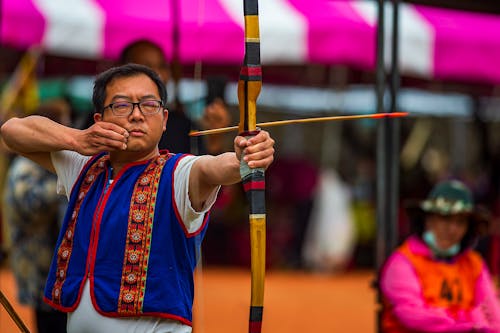 Person Playing Archery
