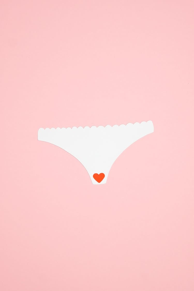 Illustration Of Underwear With Heart