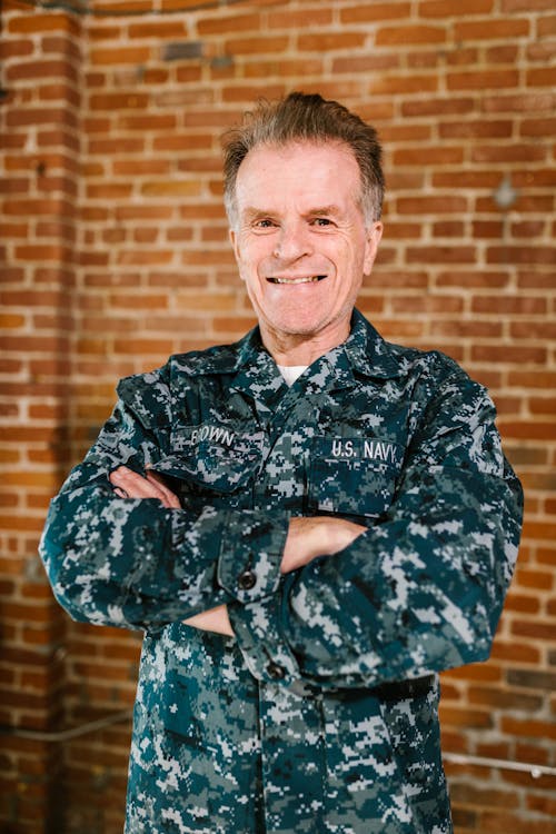 Photo of US Navy Soldier with Crossed Arms
