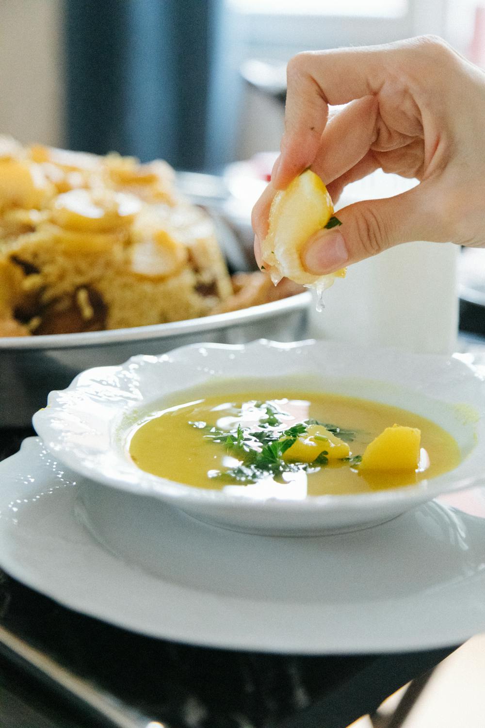 Asparagus and Lemon Zest Soup