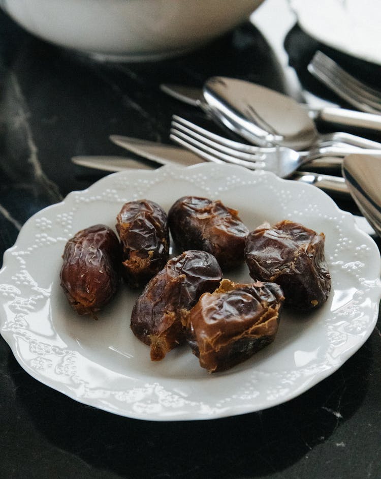 Plate Of Dried Dates