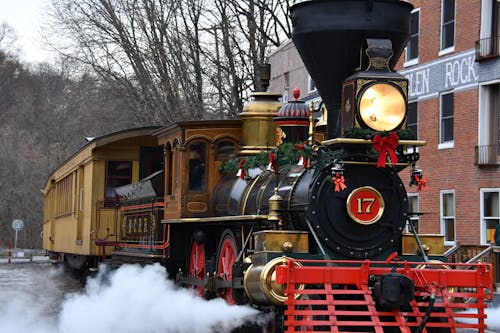 Foto d'estoc gratuïta de locomotora de vapor, locomotora de vapor de la guerra civil, màquina de vapor