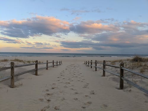 Kostenloses Stock Foto zu sonnenuntergang, strand, strand hintergrund