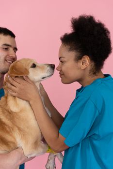 A Woman Kissing a Dog