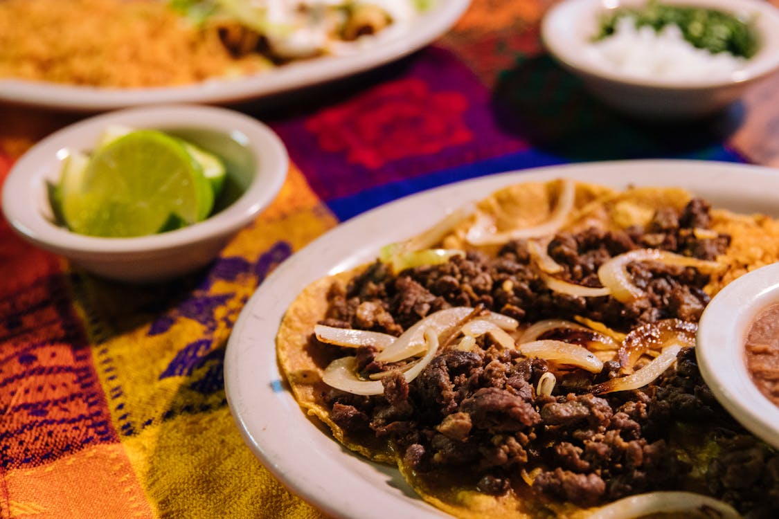 Free stock photo of food, ground beef, mexican food Stock Photo