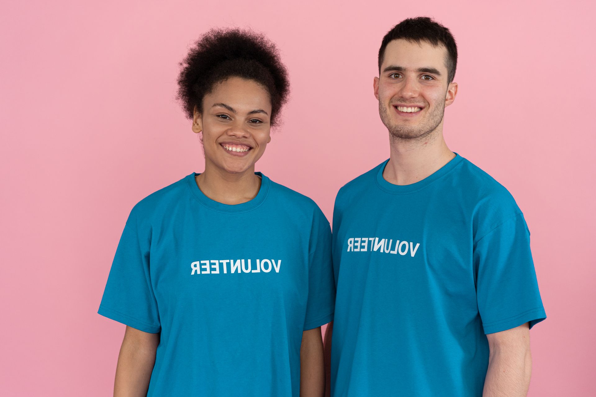 Photograph of Volunteers Smiling