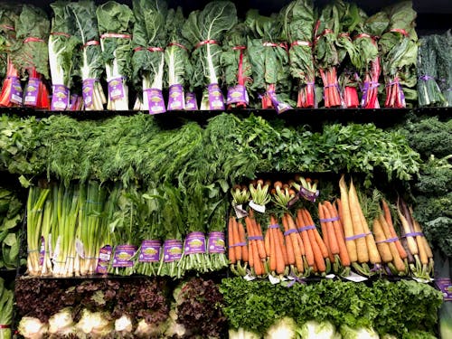 Leafy Vegetables in the Market