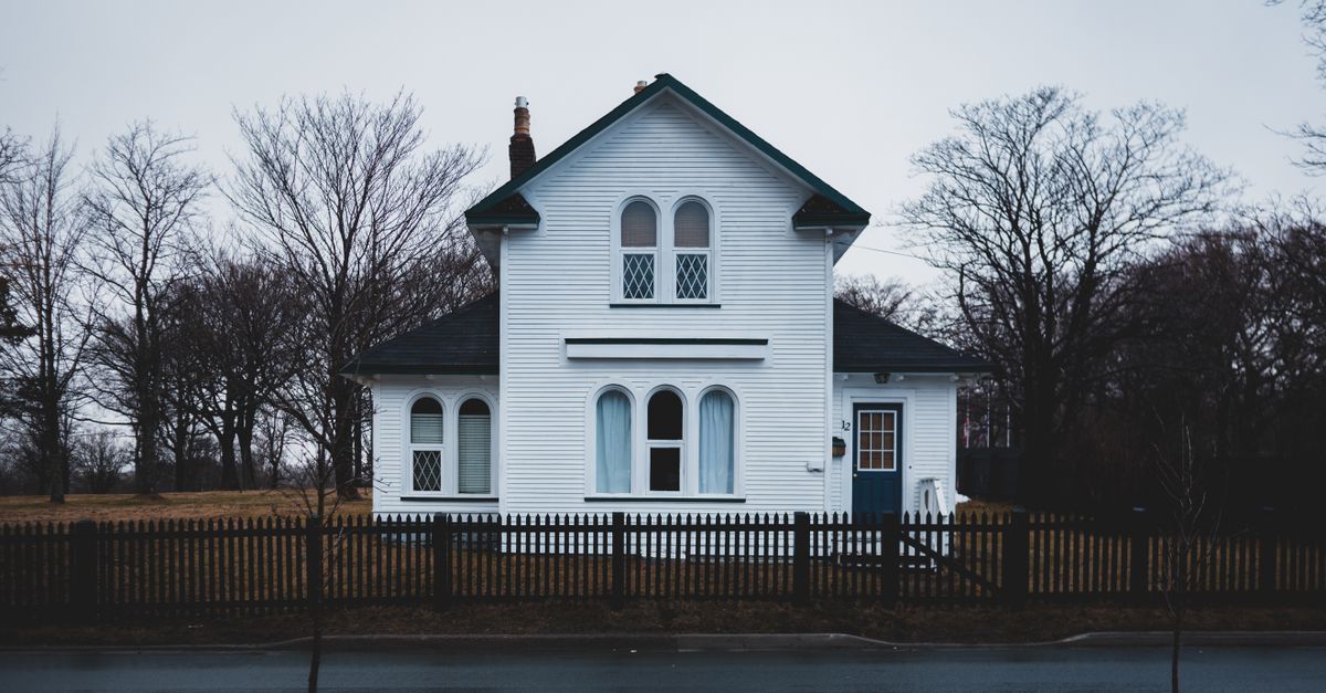 Street of suburban homes in the Greater Toronto Area where new listings fell in July 2026