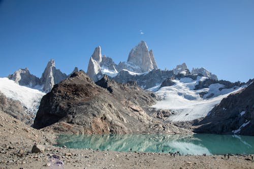 laguna de los tres, 安第斯山脉, 巴塔哥尼亚 的 免费素材图片