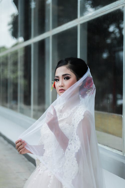 Woman in White Wedding Dress