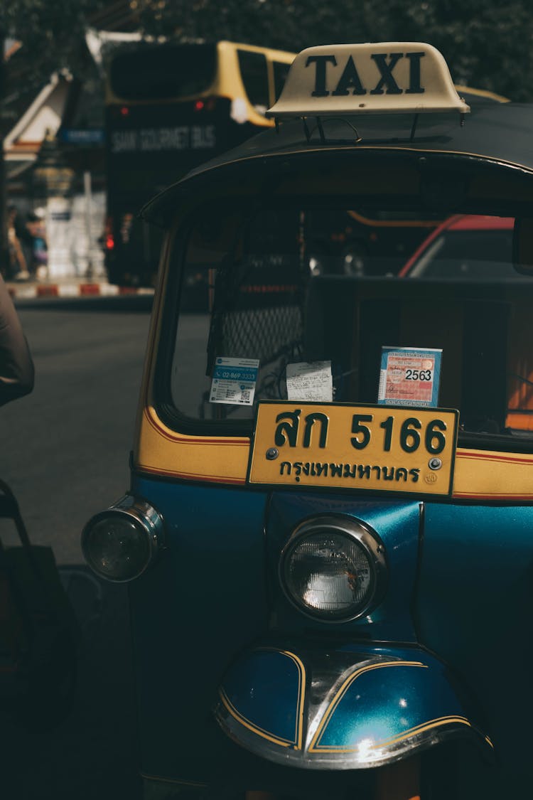 Tricycle Taxi In Thailand