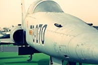 Close Up Shot of a Fighter Jet