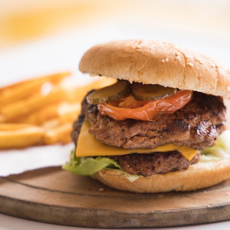 Instant Pot Beef Burger Pilaf with Dried Apricots
