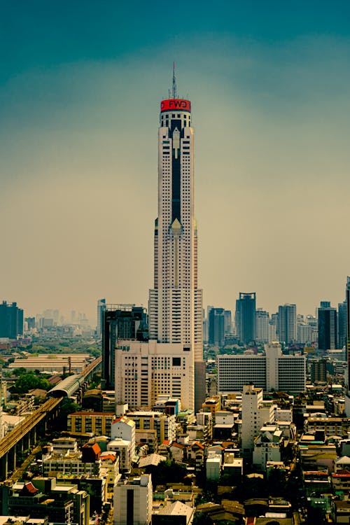 Gratis lagerfoto af baiyoke tårn, Bangkok, blå himmel