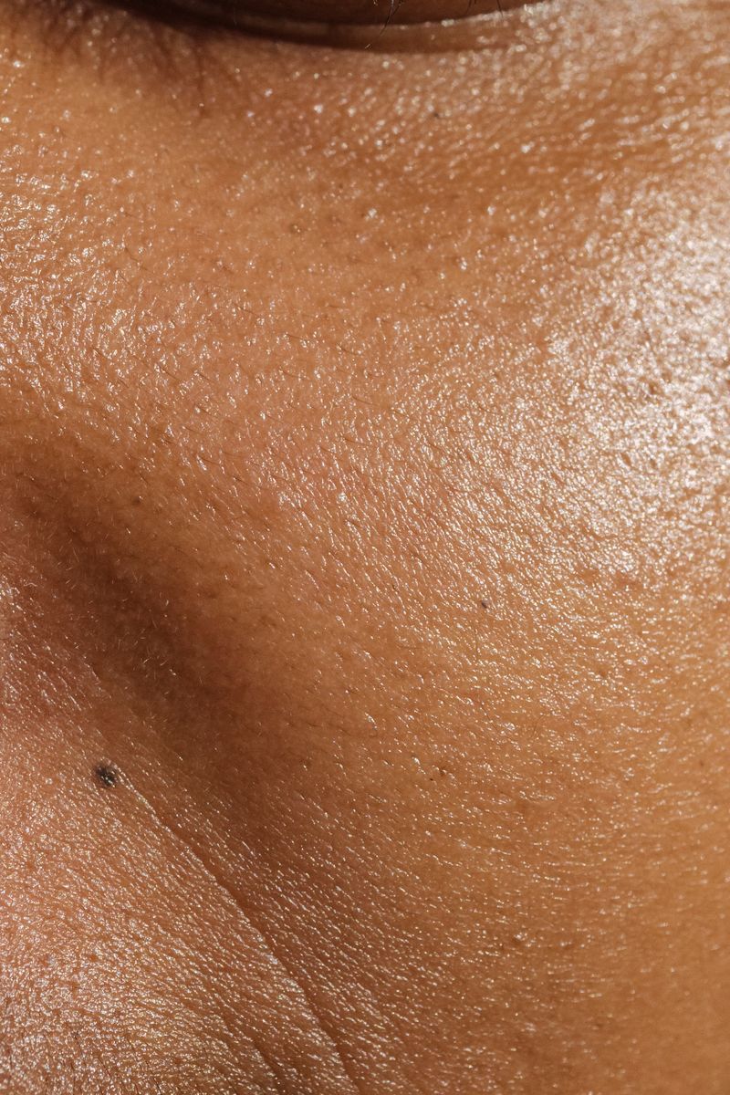A close-up of natural skin texture