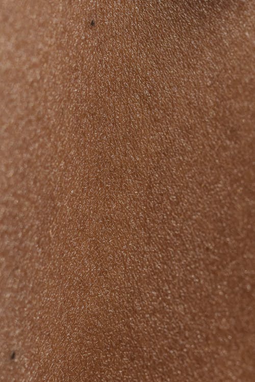 Close-up Shot of Brown Human Skin