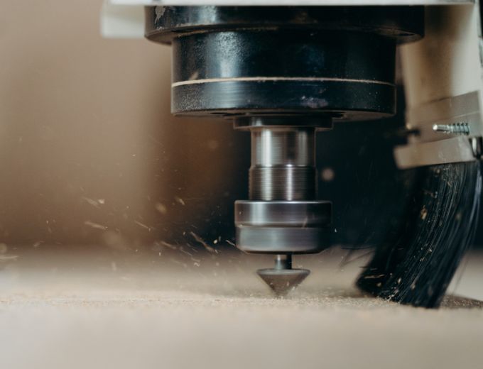 CNC router cutting detail