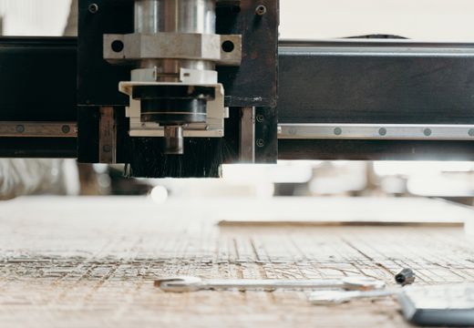 CNC carving timber