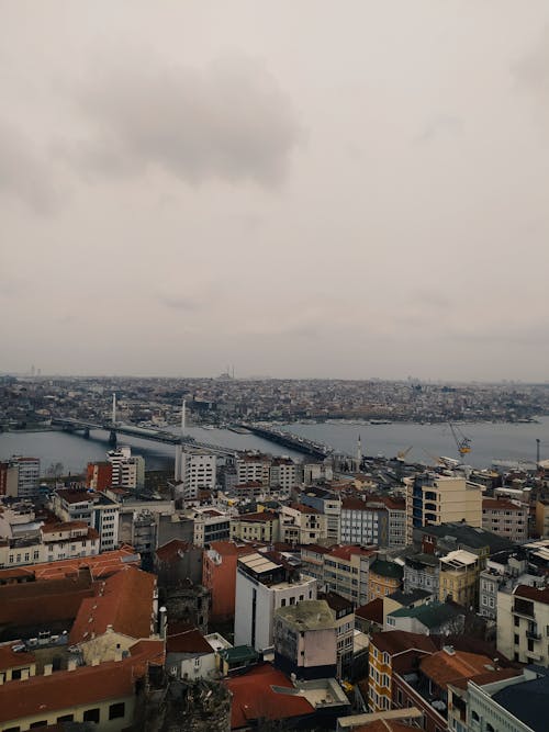 Kostenloses Stock Foto zu drohne erschossen, gebäude, istanbul