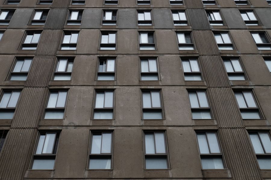 Before β old building facade