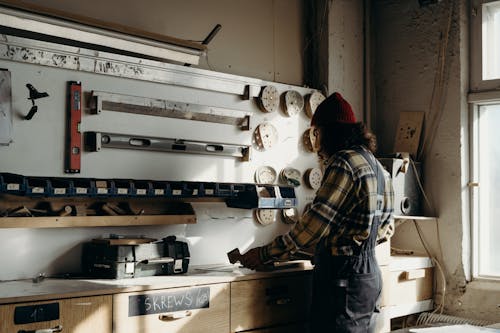 Carpenter Making a Furniture