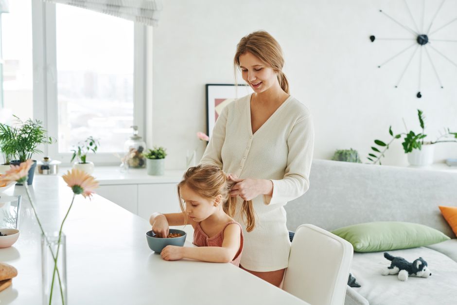 busy home routine surface natural light lifestyle photo 1