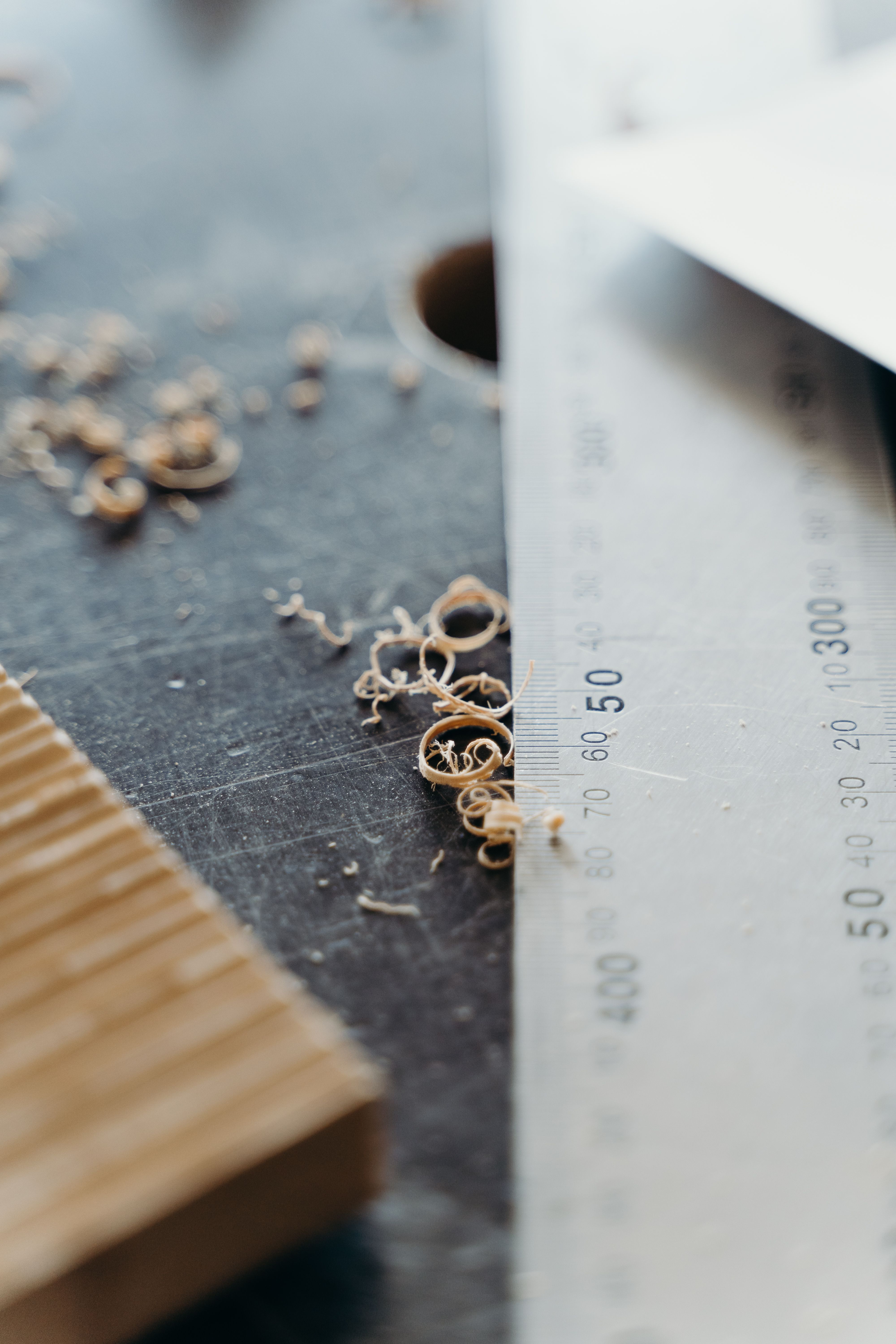 A Steel Ruler in Close-Up Photography · Free Stock Photo